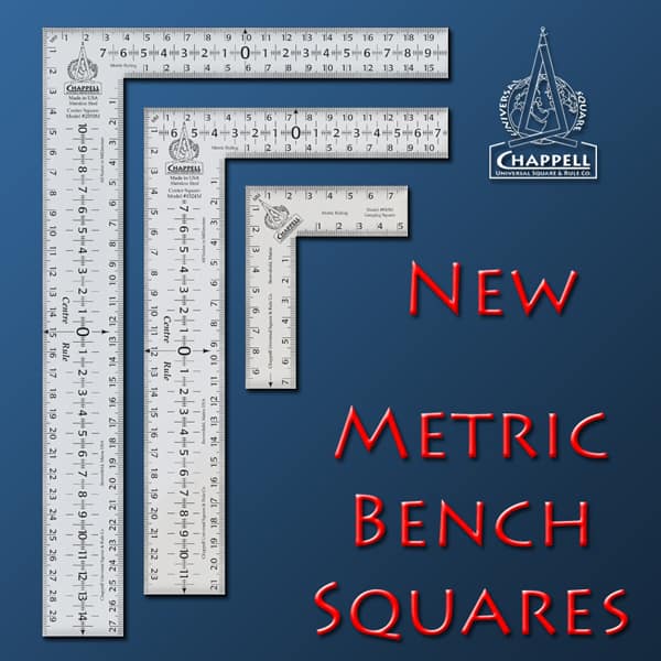 Chappell Metric Center-line Bench Squares