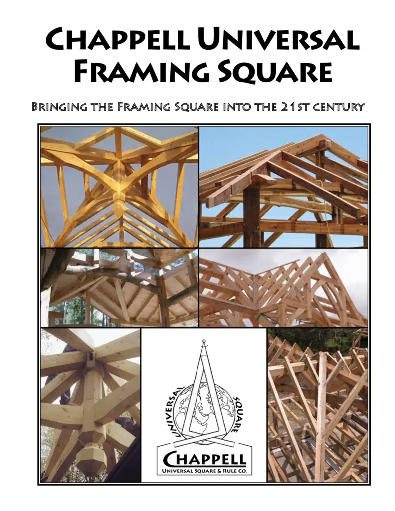 Chappell Universal Square Imperial Instruction Booklet. 4560 metric master framer and 3050 metric traveler